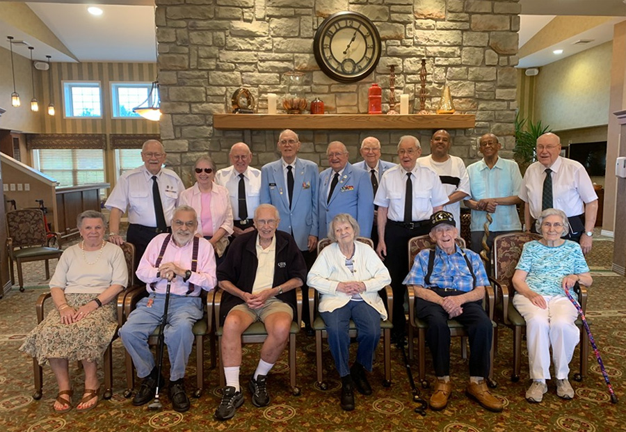 KWVA Chapter 142 at Country Meadows Retirement center lunch