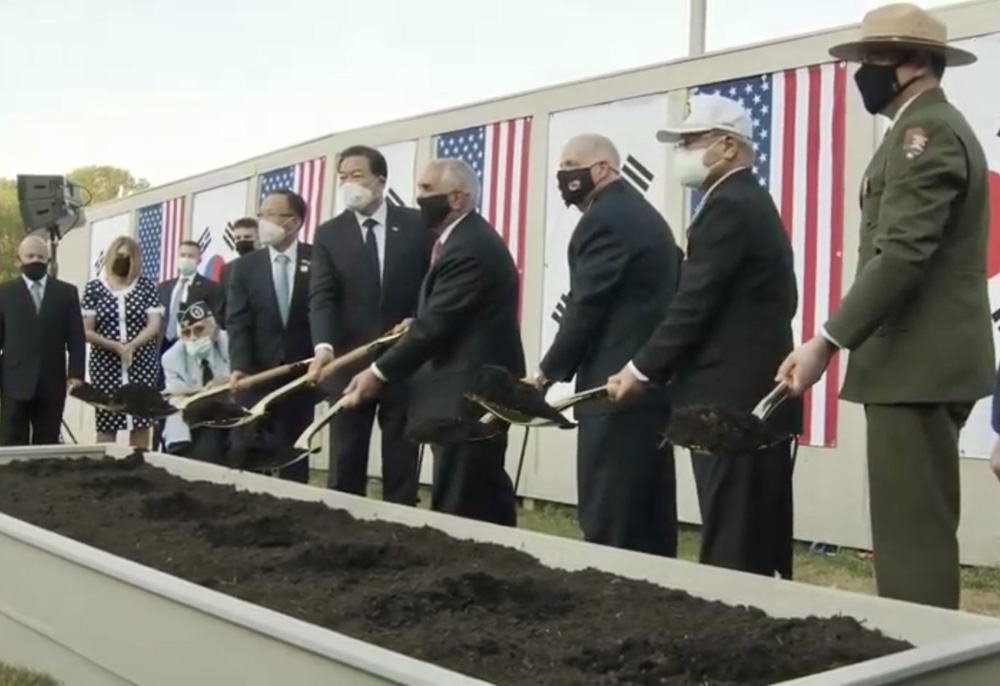 Col. Weber Korean War Wall of Remembrance Grundbreaking Ceremony