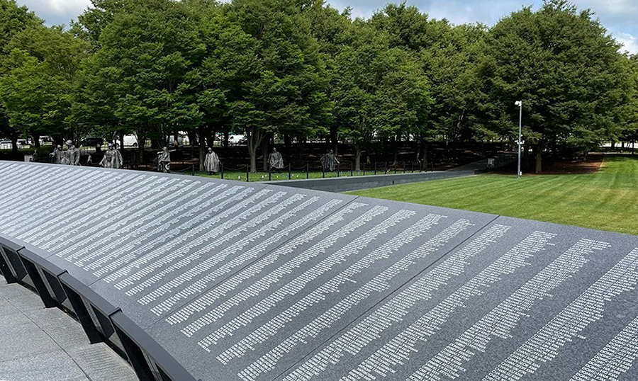 Korean War Memorial Wall of Remembrance