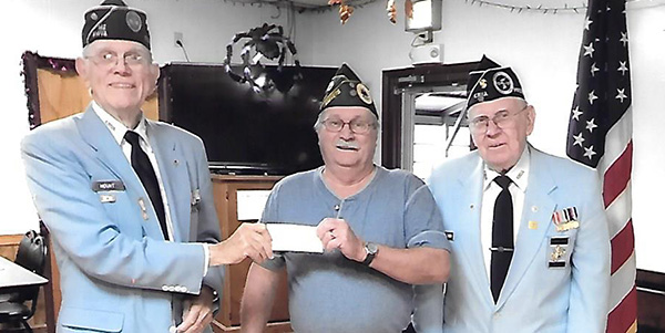 Chapter 142 donation to AMVETS 2017