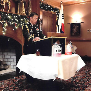 Colonel Youngjun Choi, ROK Chapter 142 Christmas party 2017